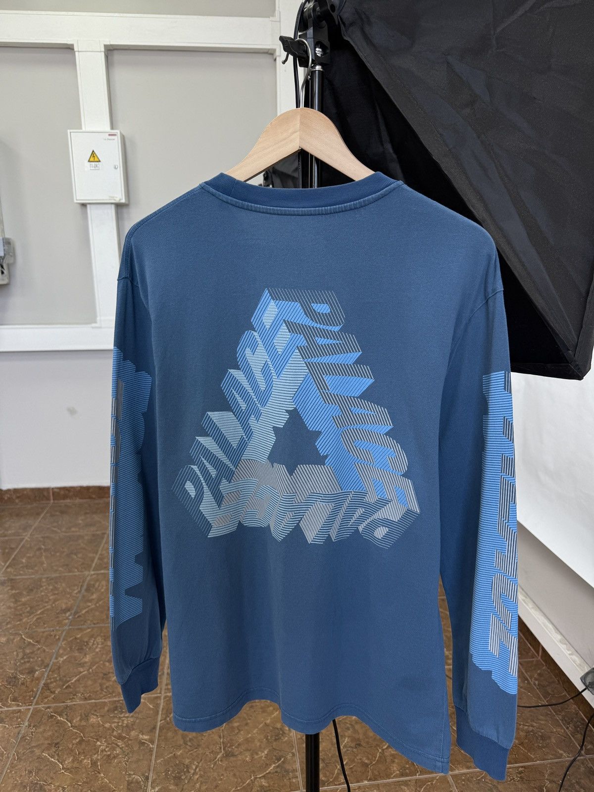 Palace 🇺🇸 Y2K Palace P-3D Long Sleeve Rare Retro Hype Size US L / EU 52-54 / 3 - 1 Thumbnail