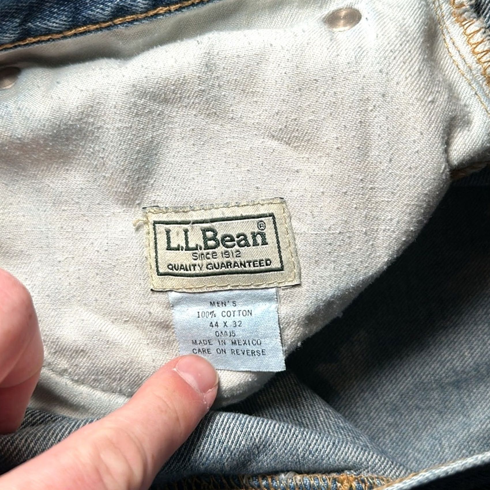 Vintage L.L. Bean Jeans - 44 Regular Straight Men Size US 44 / EU 60 - 8 Thumbnail