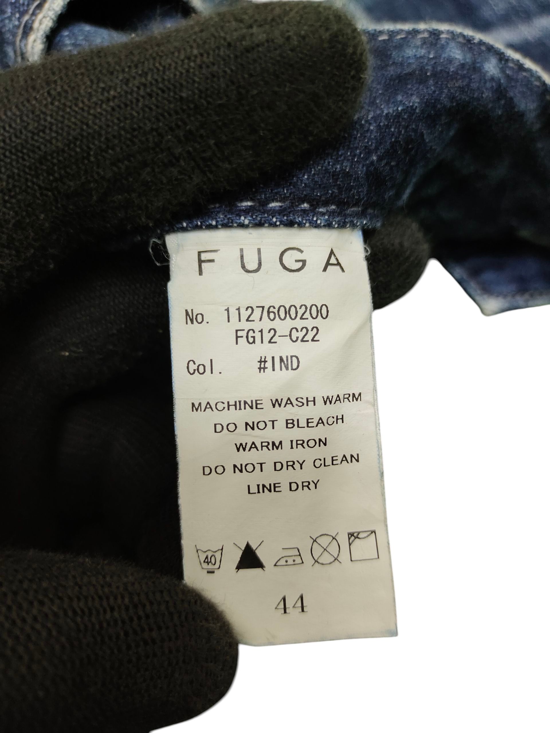 GOSTAR DE FUGA Vintage Fuga Japan Clawmark Distress Faded Denim Jeans Size US 30 / EU 46 - 12 Thumbnail