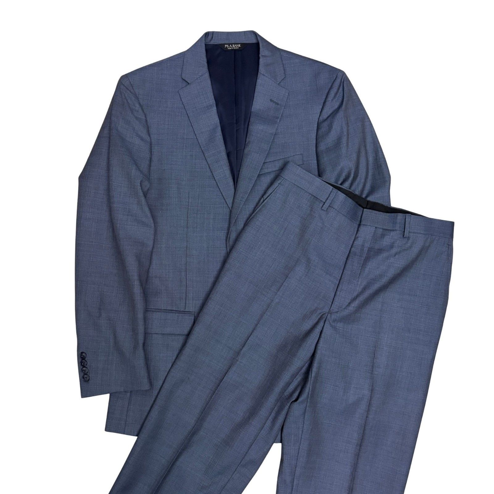 Jos. A. Bank JOS A BANK Wool Business Suit Blazer Pants Formal Jacket 39L Size 40L - 2 Thumbnail