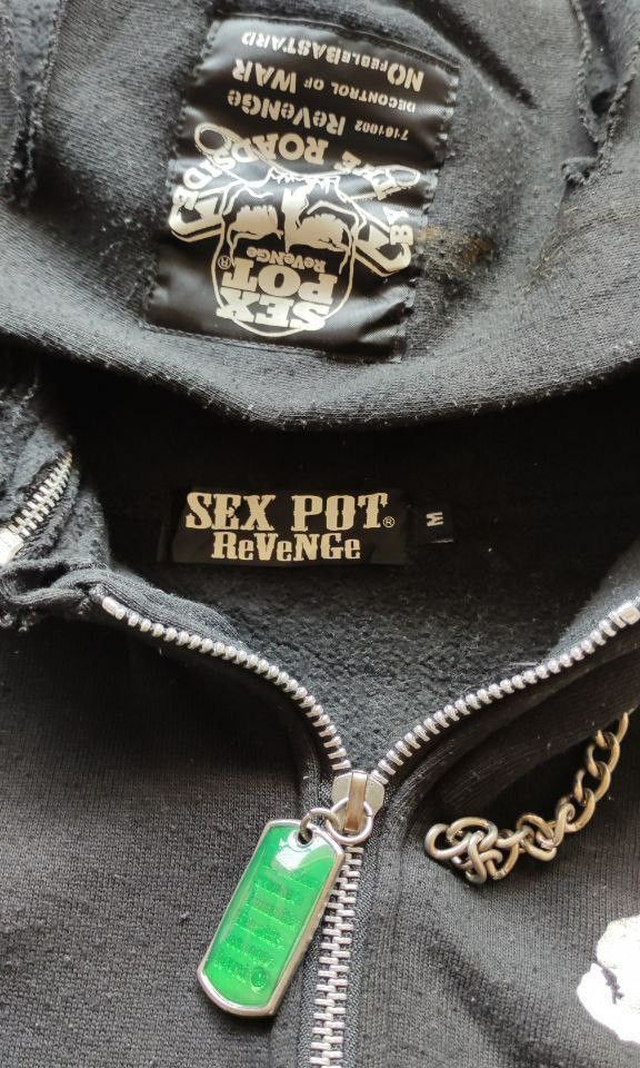 Sex Pot ReVeNGe 💥Sex Pot Revange Distressed Zipper Hoodie Size US S / EU 44-46 / 1 - 9 Thumbnail
