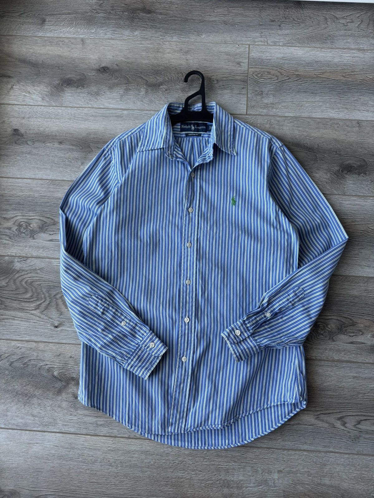 Polo Ralph Lauren Vintage Polo Ralph Lauren Stripped Long Sleeve Men's Shirt Size US S / EU 44-46 / 1 - 3 Thumbnail