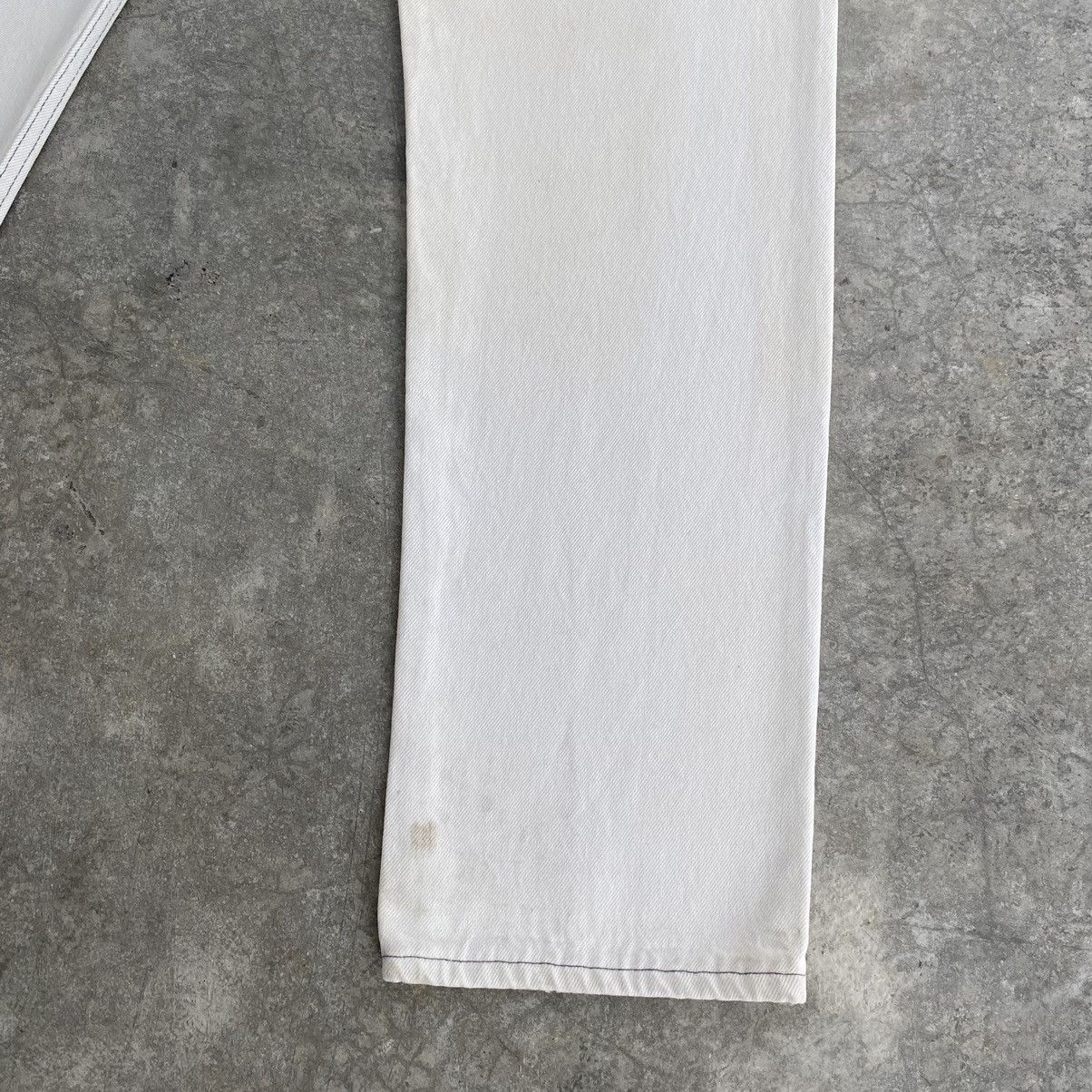 Levi's Size 29x29.5 Vintage 1985 Levis 501 White Jeans Size US 29 - 18 Thumbnail
