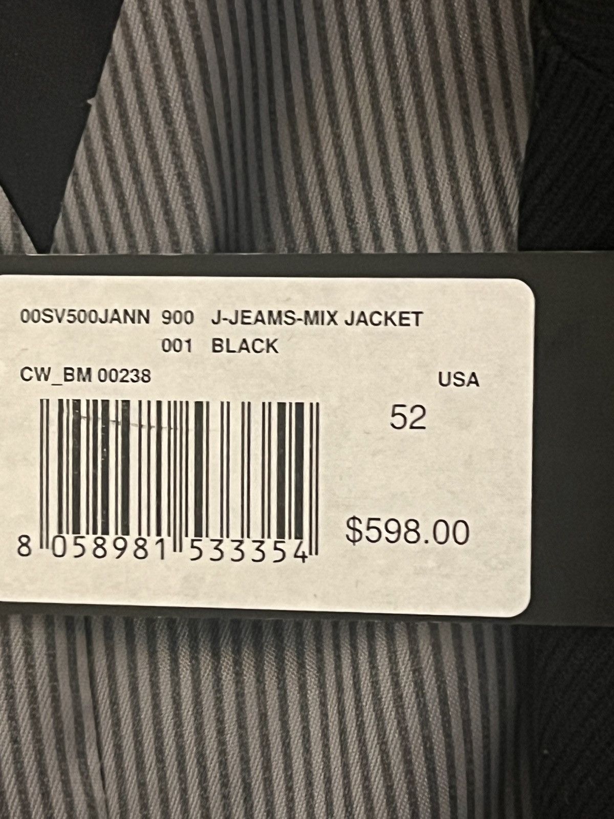 Diesel Diesel J-Jeams-Mix Jacket Size US L / EU 52-54 / 3 - 2 Thumbnail