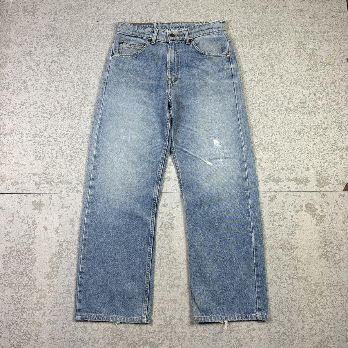 Levi's 💥Vintage 90s Levis 612 Orange Tab Blue Washed Denim Pant Size US 29 - 3 Thumbnail