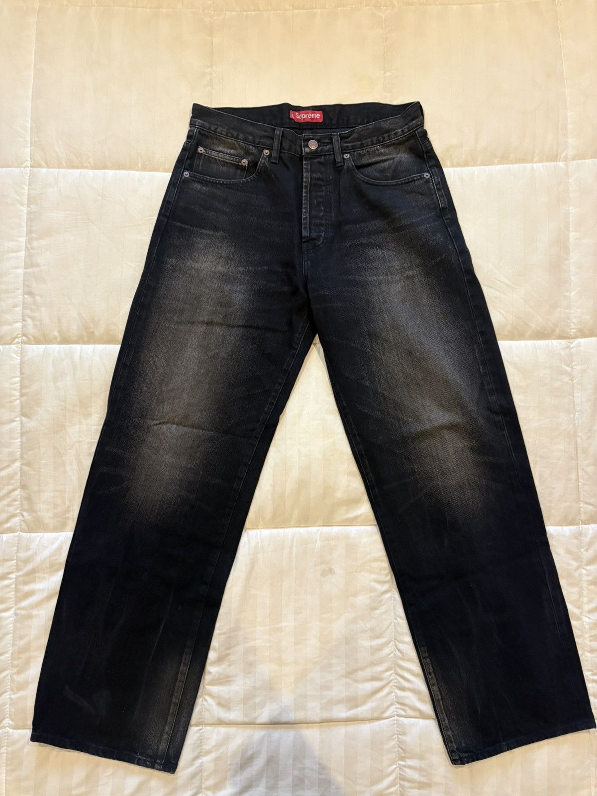 メンズ supreme radial embroidered loose fit 30