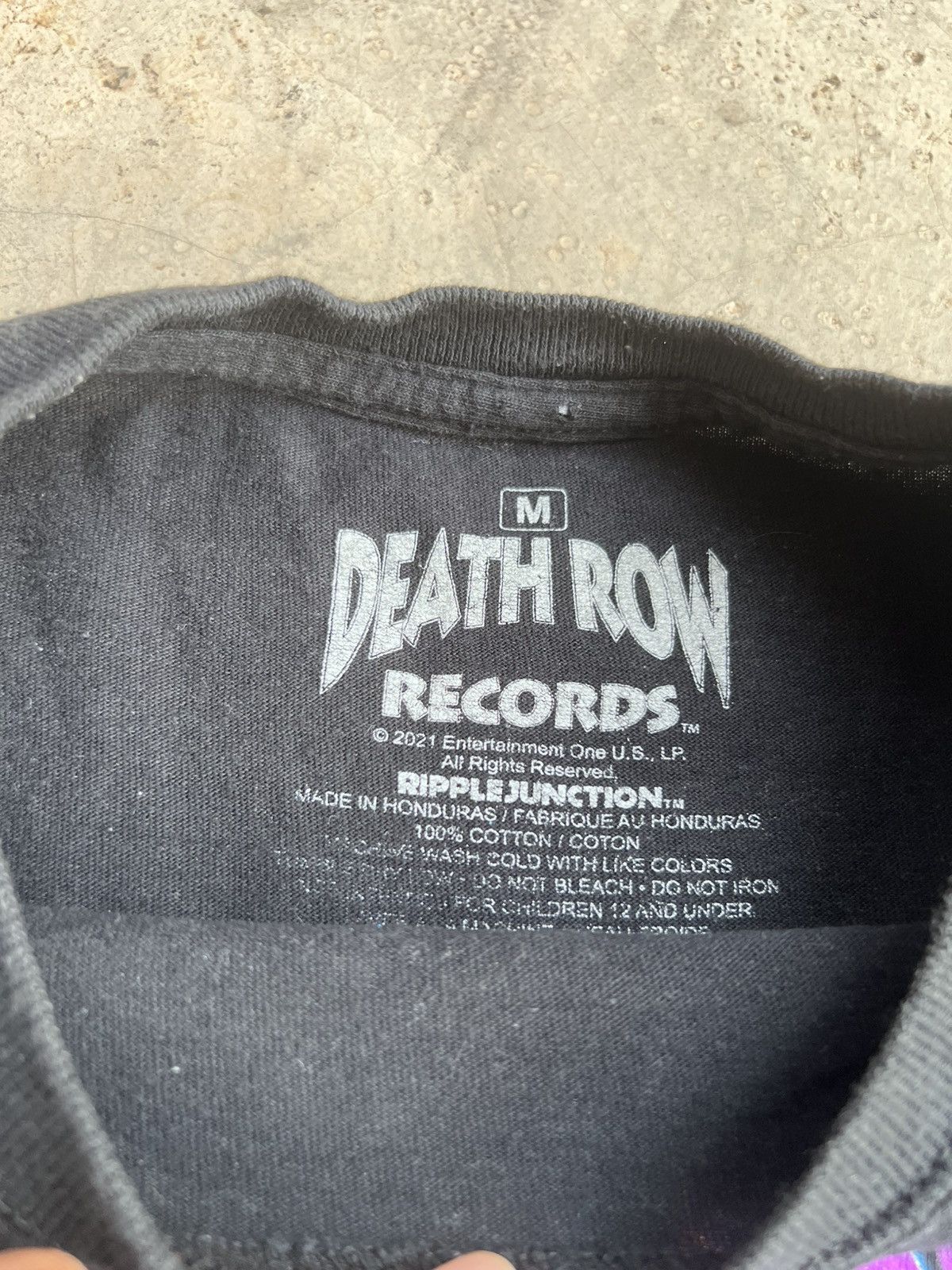 Rap Tees Death Row Records American rapper Tshirt Size US M / EU 48-50 / 2 - 4 Thumbnail