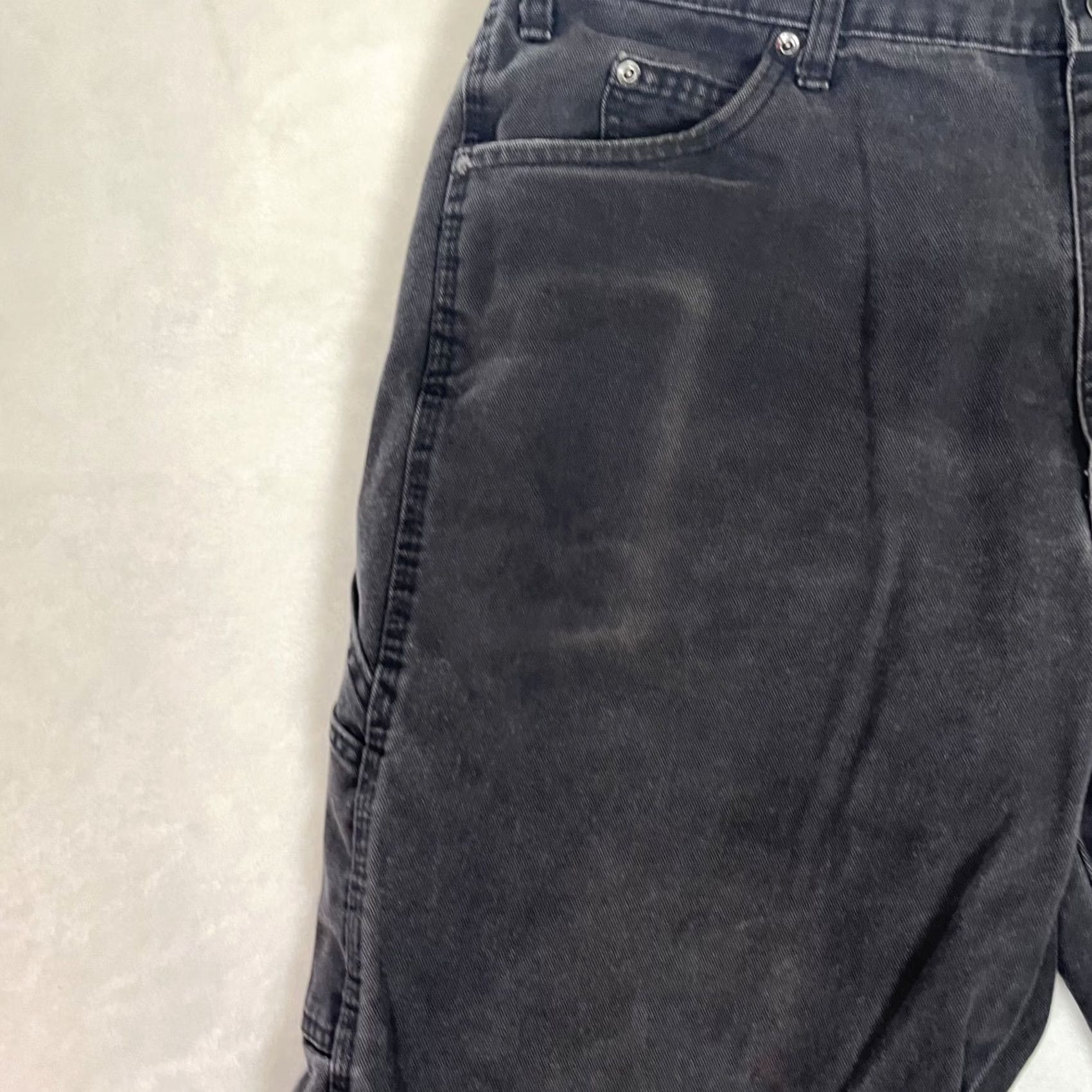 Dickies Dickies Carpenter Pants Mens 38x32 Black Y2K Workwear Utility Sun Faded Size US 38 / EU 54 - 3 Thumbnail