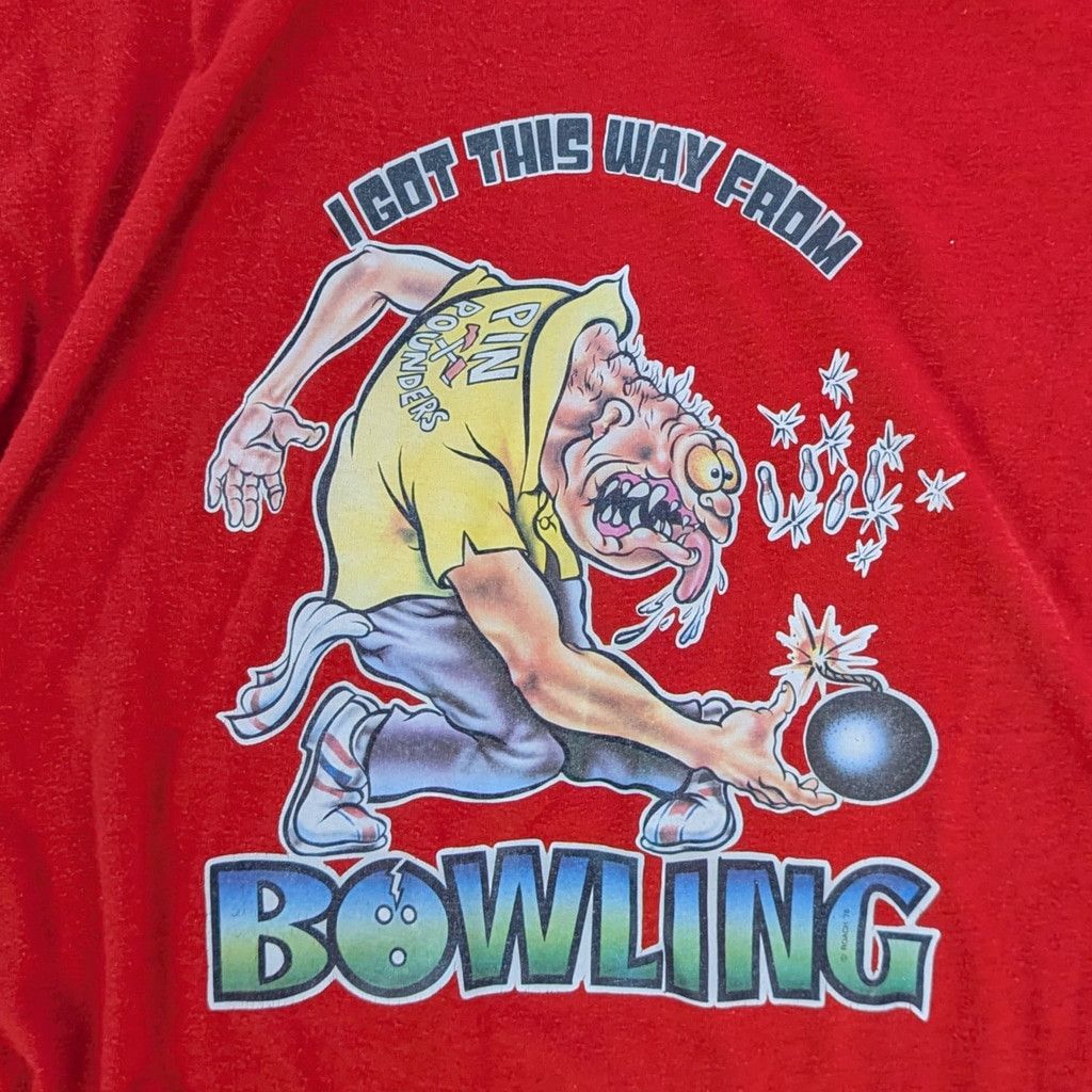Vintage Vintage USA Made I Got This Way From Bowling Shirt Size US M / EU 48-50 / 2 - 5 Thumbnail