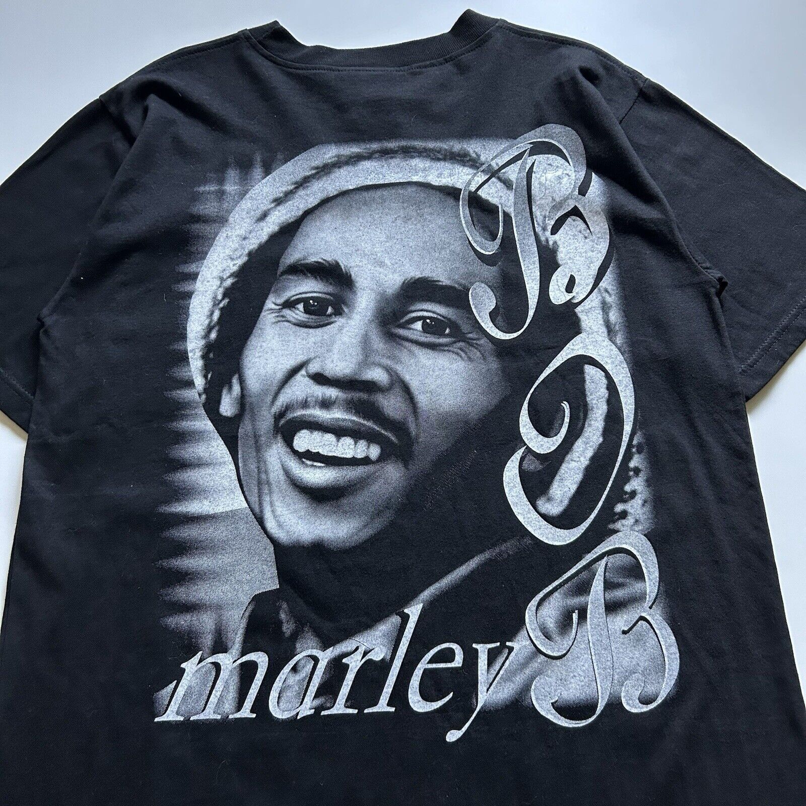 Band Tees Vintage Y2K Bob Marley Zion Art T Shirt Medium Black Rare Size US M / EU 48-50 / 2 - 4 Thumbnail