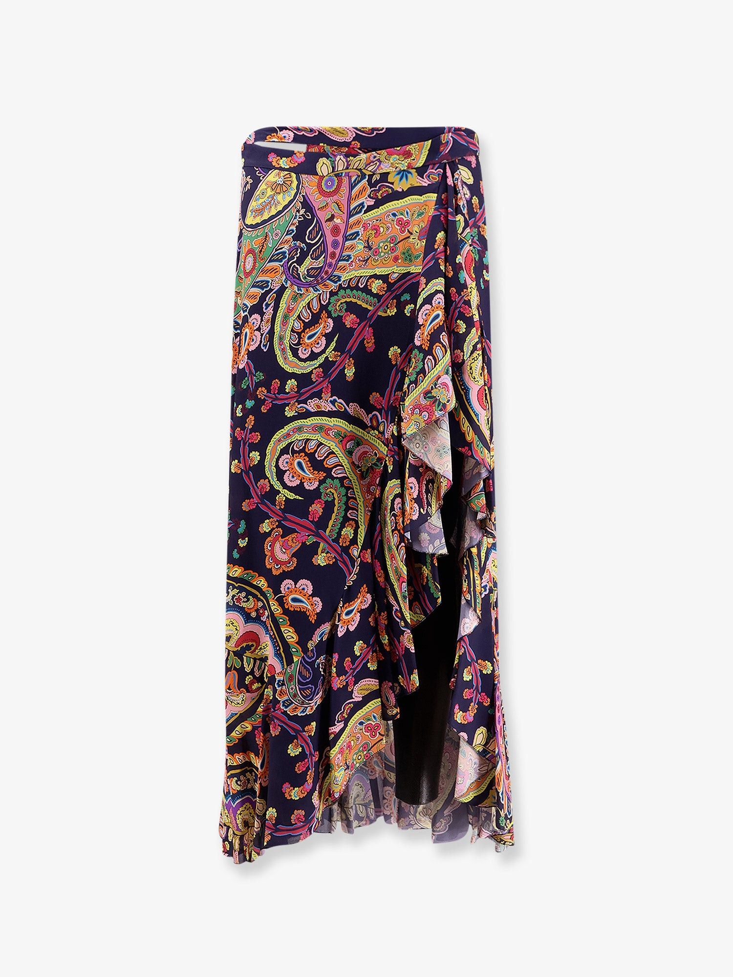 Etro Multicolor Viscose Skirt Size 28" / US 6 / IT 42 - 1 Thumbnail