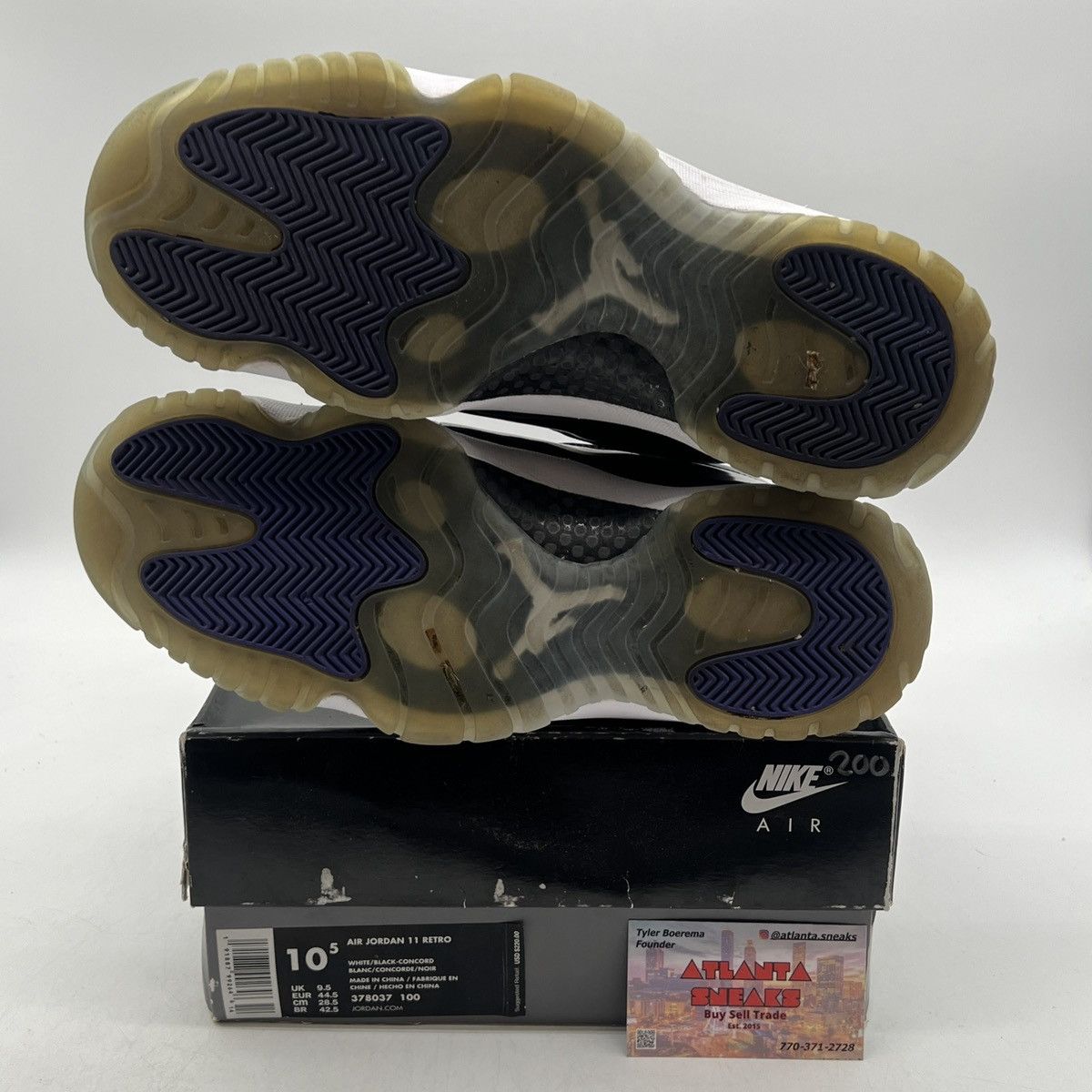 Jordan Brand Air Jordan 11 concord Size US 10.5 / EU 43-44 - 8 Thumbnail