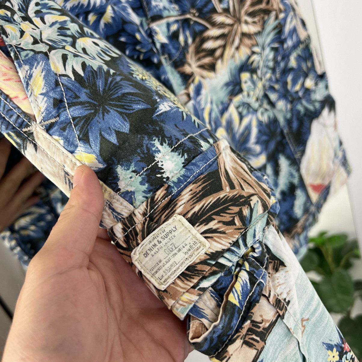 Denim & Supply Ralph Lauren Vintage Y2K Denim & Supply Ralph Lauren Floral Cargo Shorts Size US 31 - 3 Thumbnail