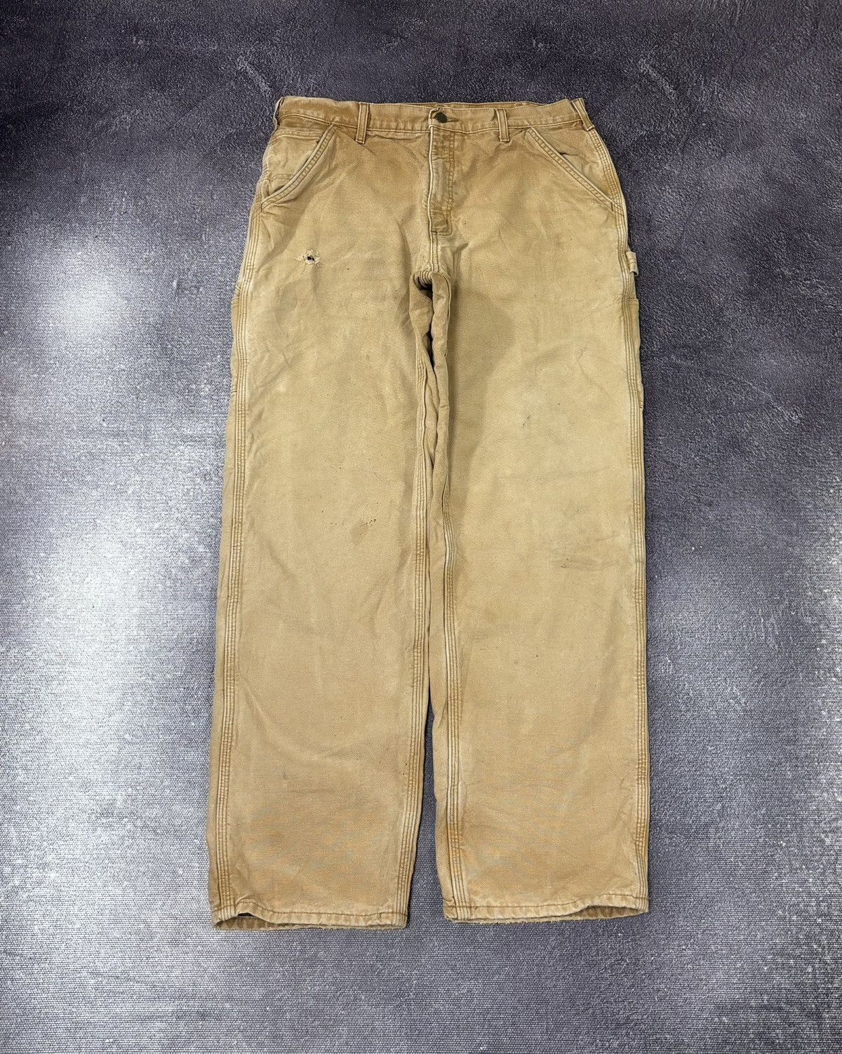 Carhartt Vintage Carhartt Dungaree Fit Insulated Denim Baggy Pants Size US 36 / EU 52 - 2 Thumbnail