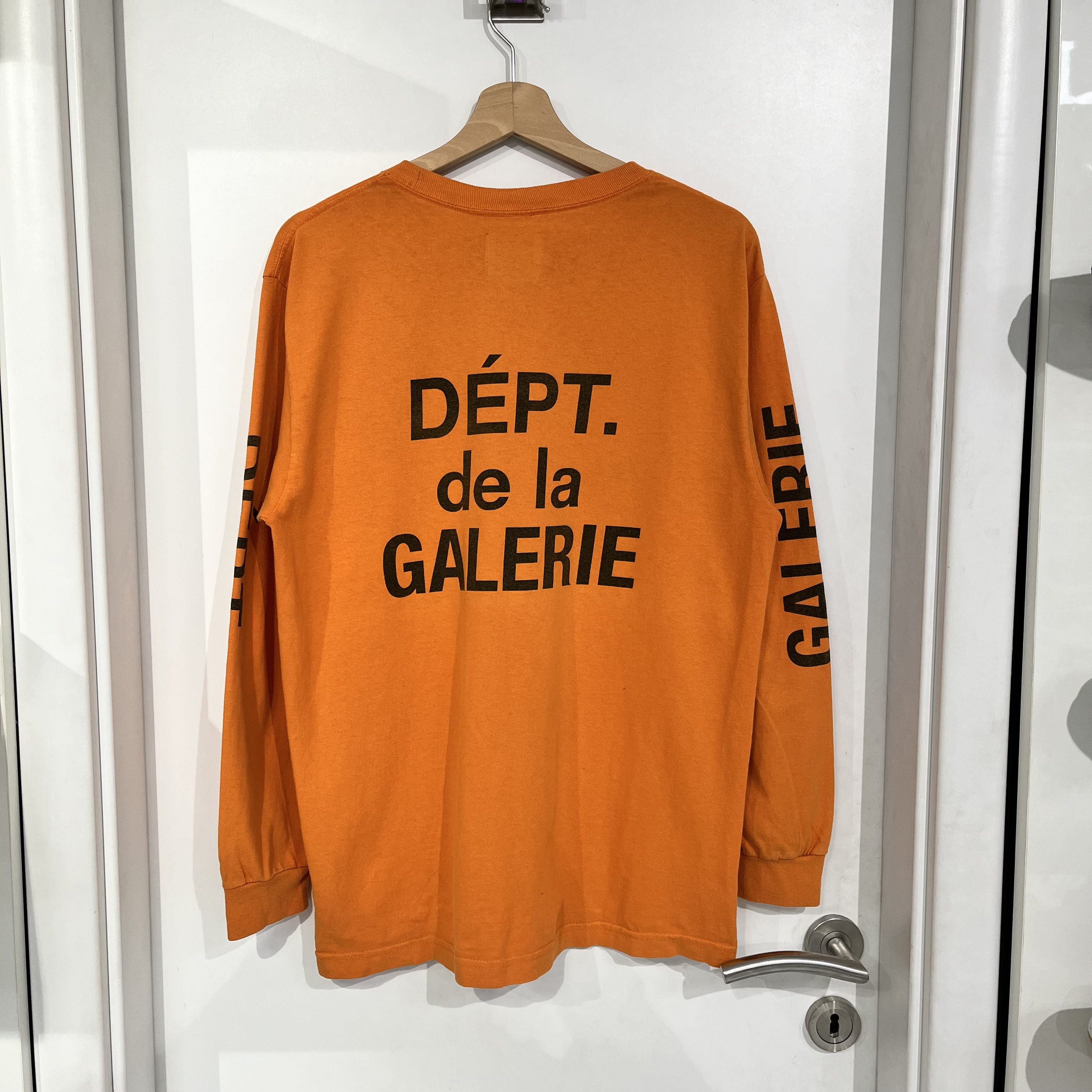 Gallery Dept. Gallery Dept. French Collector L/S T-shirt Orange/Black Size US S / EU 44-46 / 1 - 1 Thumbnail