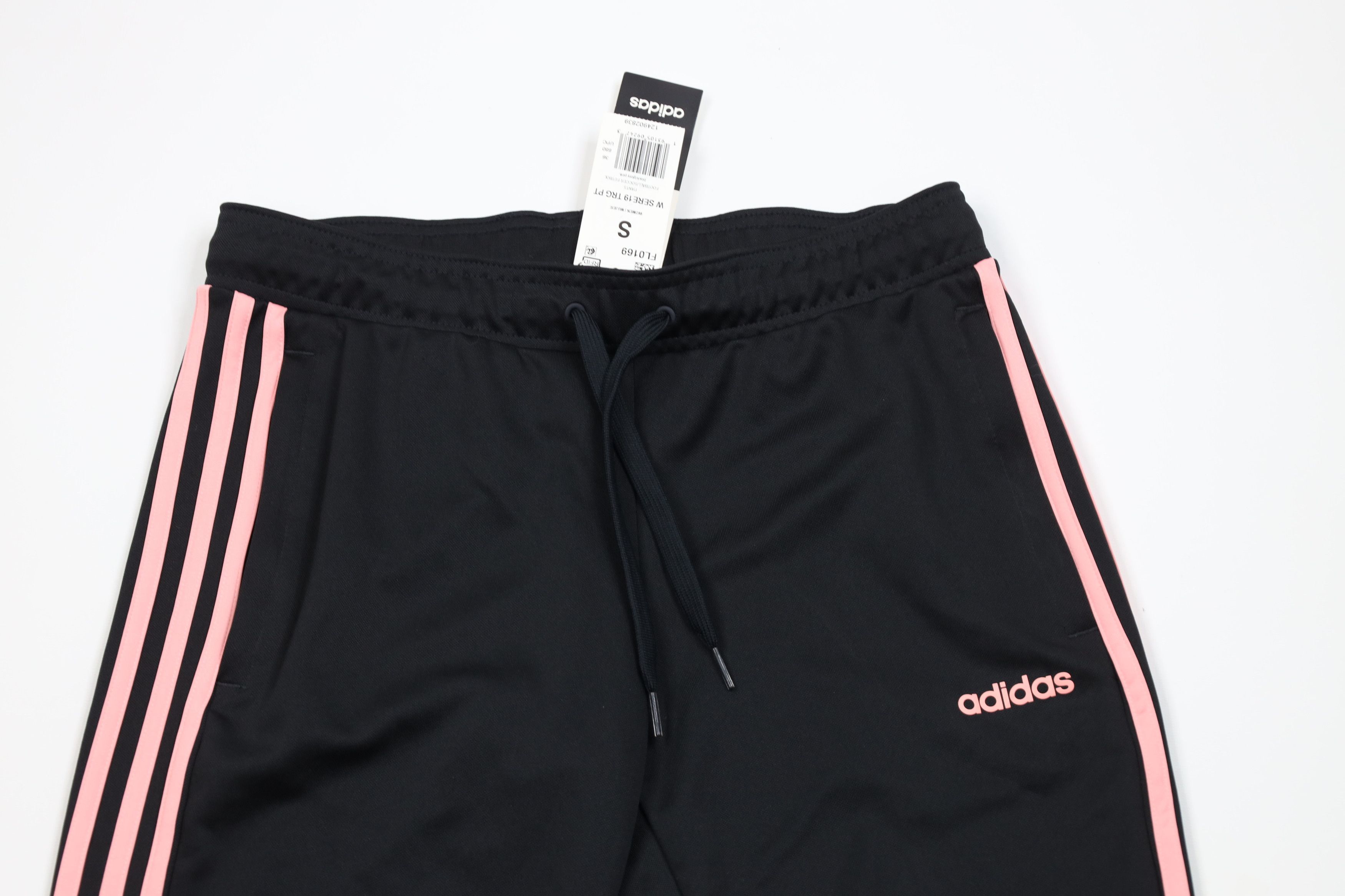 Adidas New Adidas Striped Tapered Leg Soccer Warm Up Pants Black Size 28" / US 6 / IT 42 - 2 Thumbnail