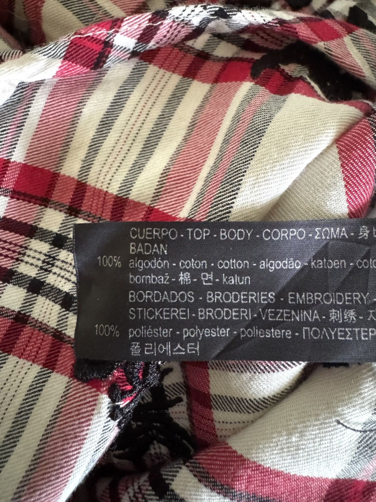 Zara ZARA Women Plaid Shirt Embroidered Flowers M Size M / US 6-8 / IT 42-44 - 9 Thumbnail