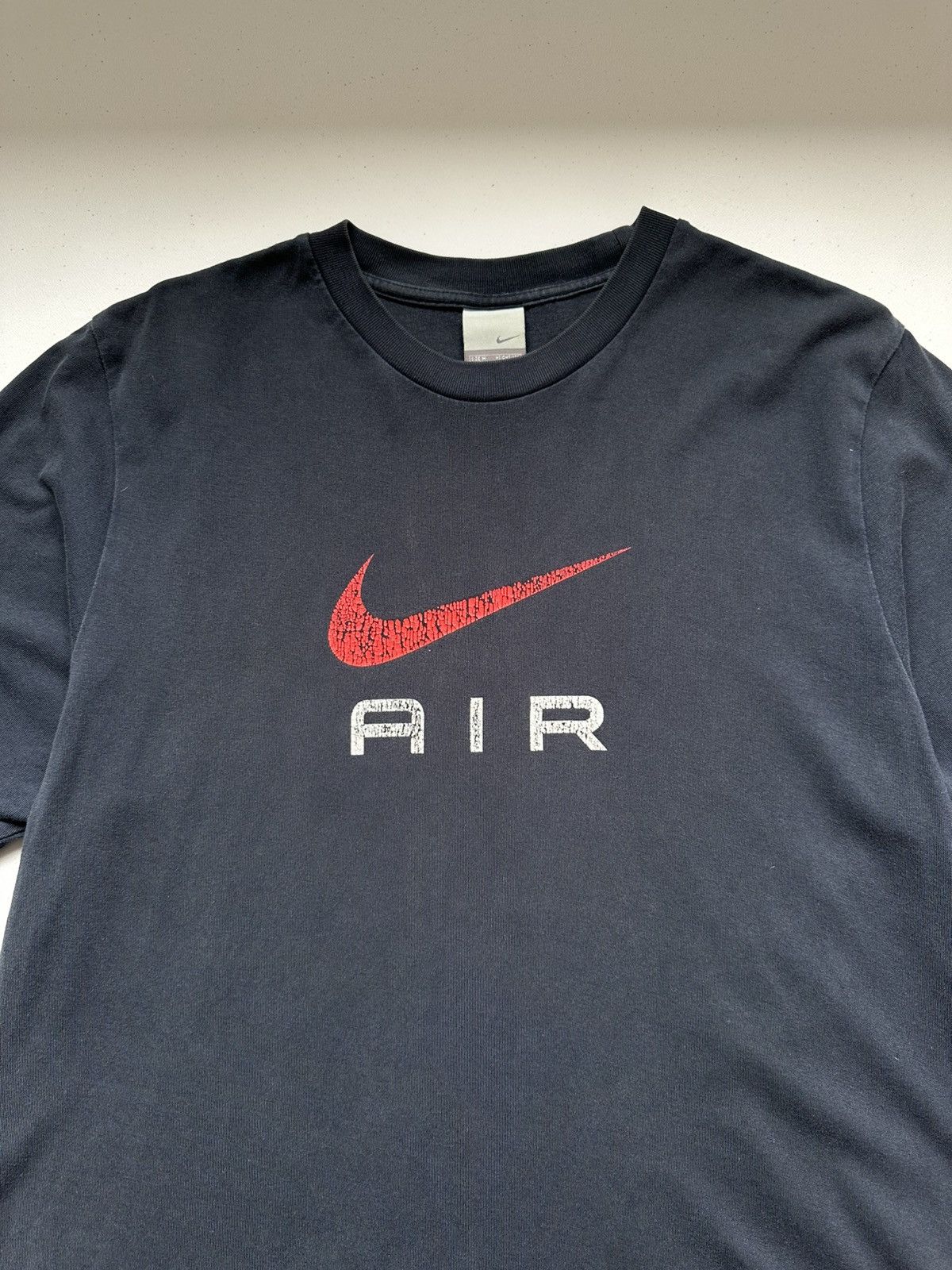 Nike × Vintage Vintage Y2k Nike Air Big Swoosh Logo Tee Size US M / EU 48-50 / 2 - 5 Thumbnail