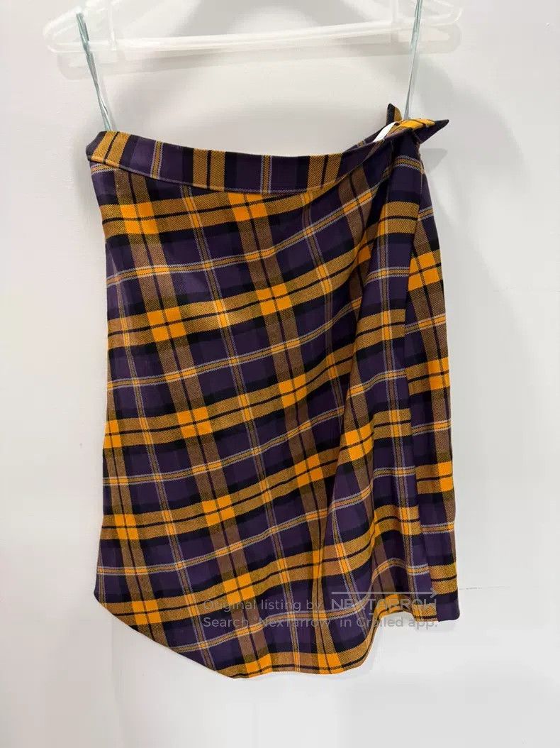 Vivienne Westwood Vivienne Westwood Yellow and Purple Plaid Set, Size 40 Jac Size S / US 4 / IT 40 - 6 Thumbnail