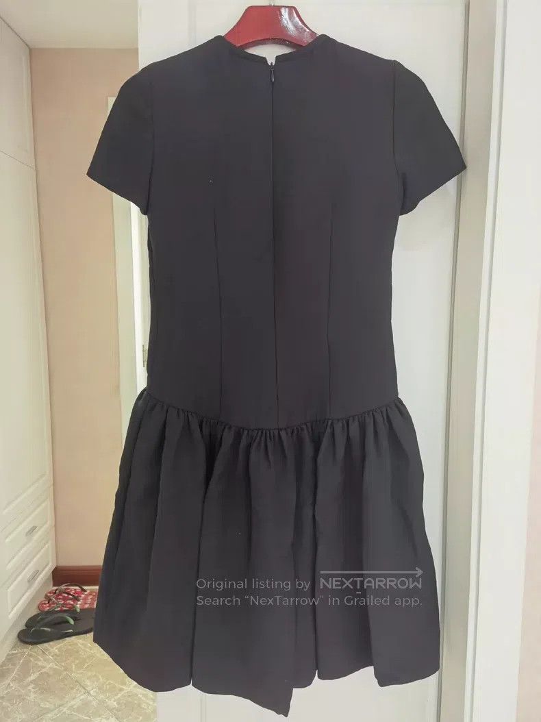 Alexander McQueen Alexander Mcqueen Main line black silk wool dress Size XXS / US 00 / IT 34 - 6 Thumbnail