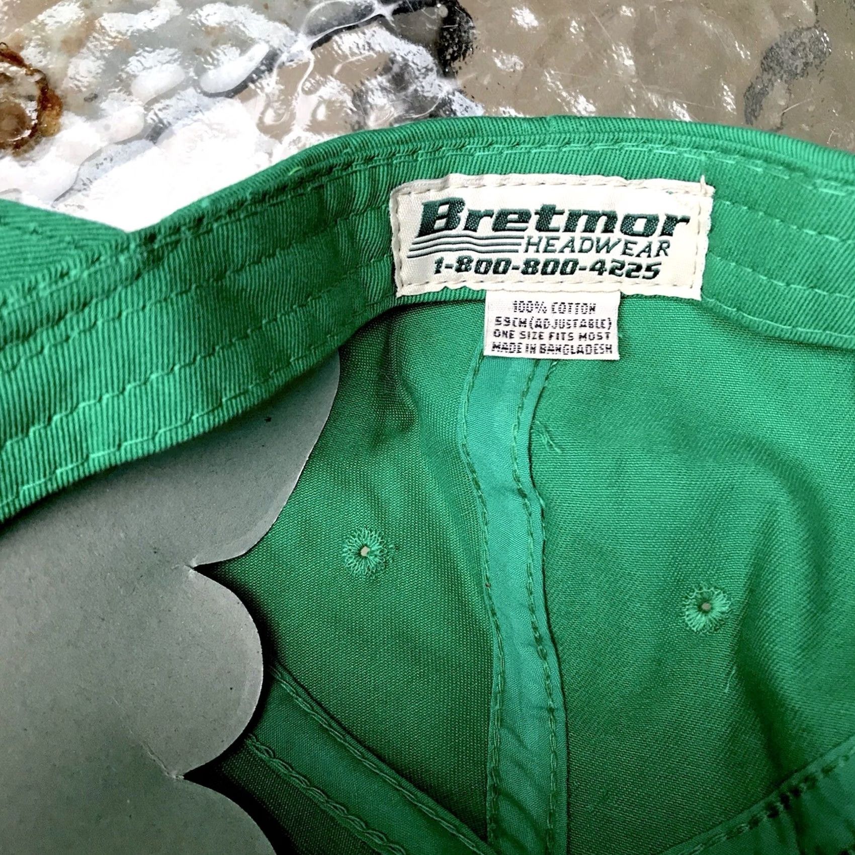 Vintage Bretmor Headwear Baseball Cap OS Green Adjustable Embroidered 4-H Clover Shamrock Emblem Patch Mens Hat US USA Size ONE SIZE - 4 Thumbnail