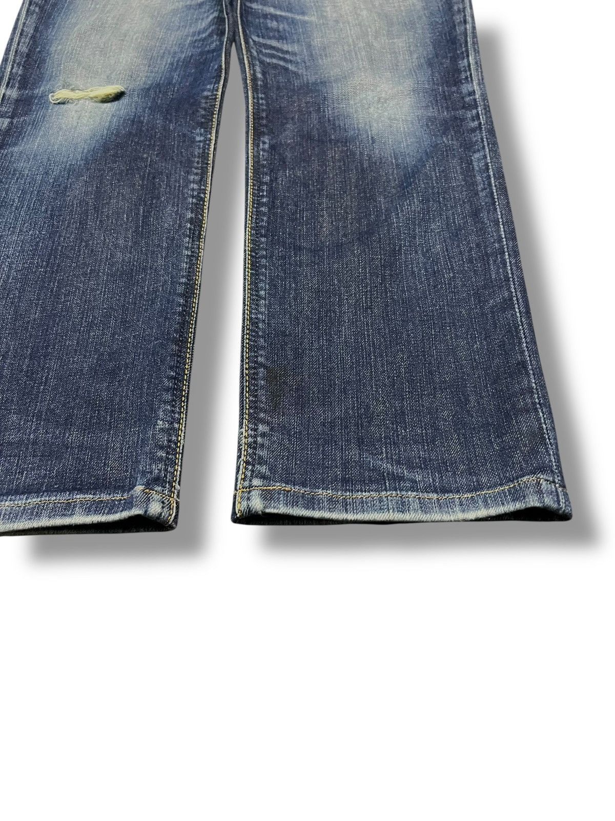 Edwin Vintage Edwin 503 Japan - Faded Wash, Distressed Denim Size US 31 - 7 Thumbnail
