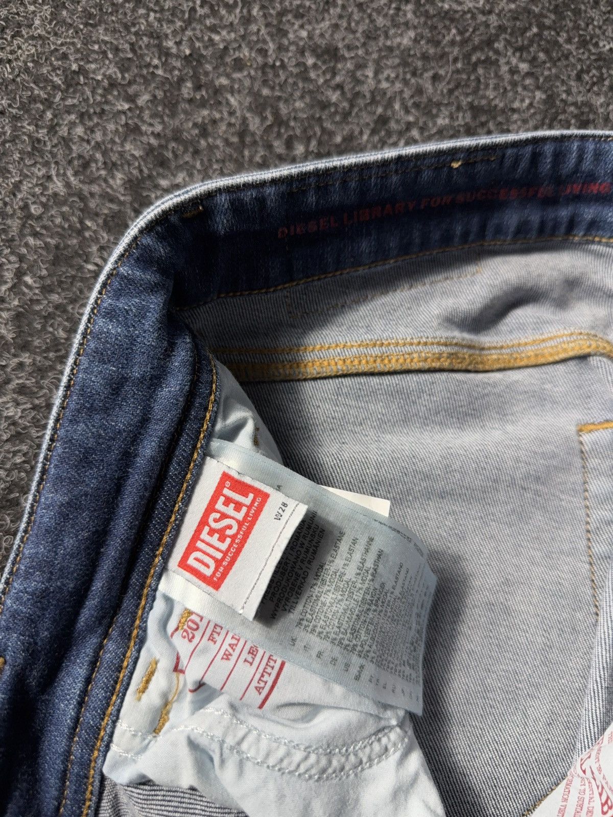 Diesel × Japanese Brand × Vintage Diesel Industry Skinny denim jeans y2k Japan style Size 28" / US 6 / IT 42 - 8 Thumbnail