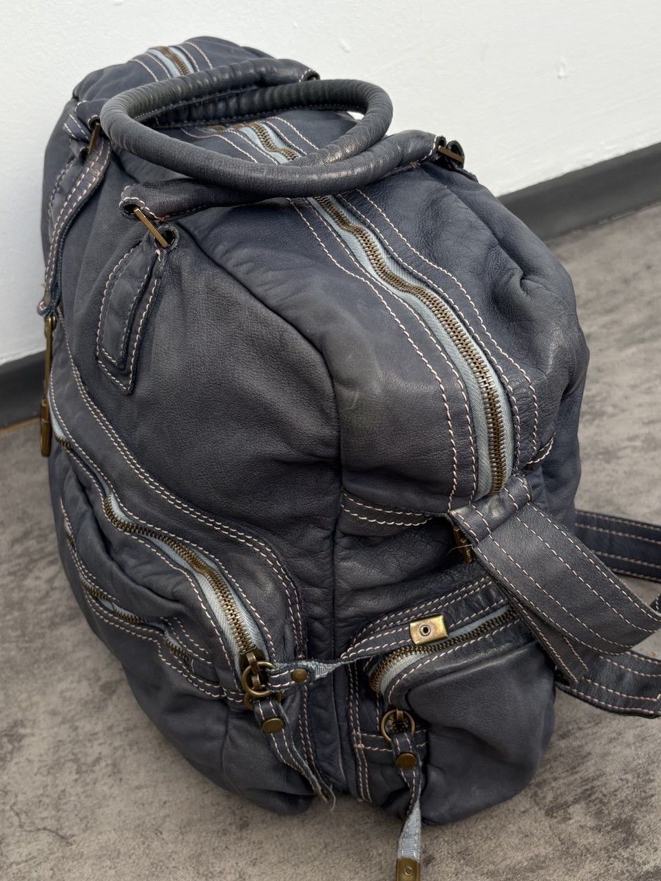Other Sissi Rossi Vintage Italy Big Leather Bag Size ONE SIZE - 7 Thumbnail
