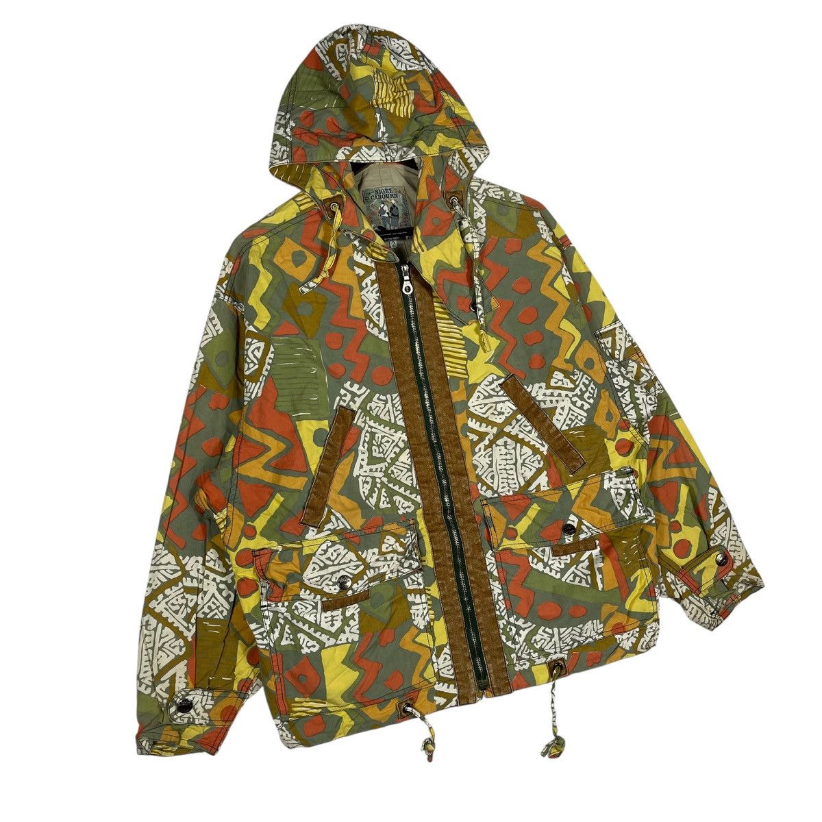 Nigel Cabourn Vintage Nigel Cabourn Geometric Parka Jacket Size US XL / EU 56 / 4 - 4 Thumbnail