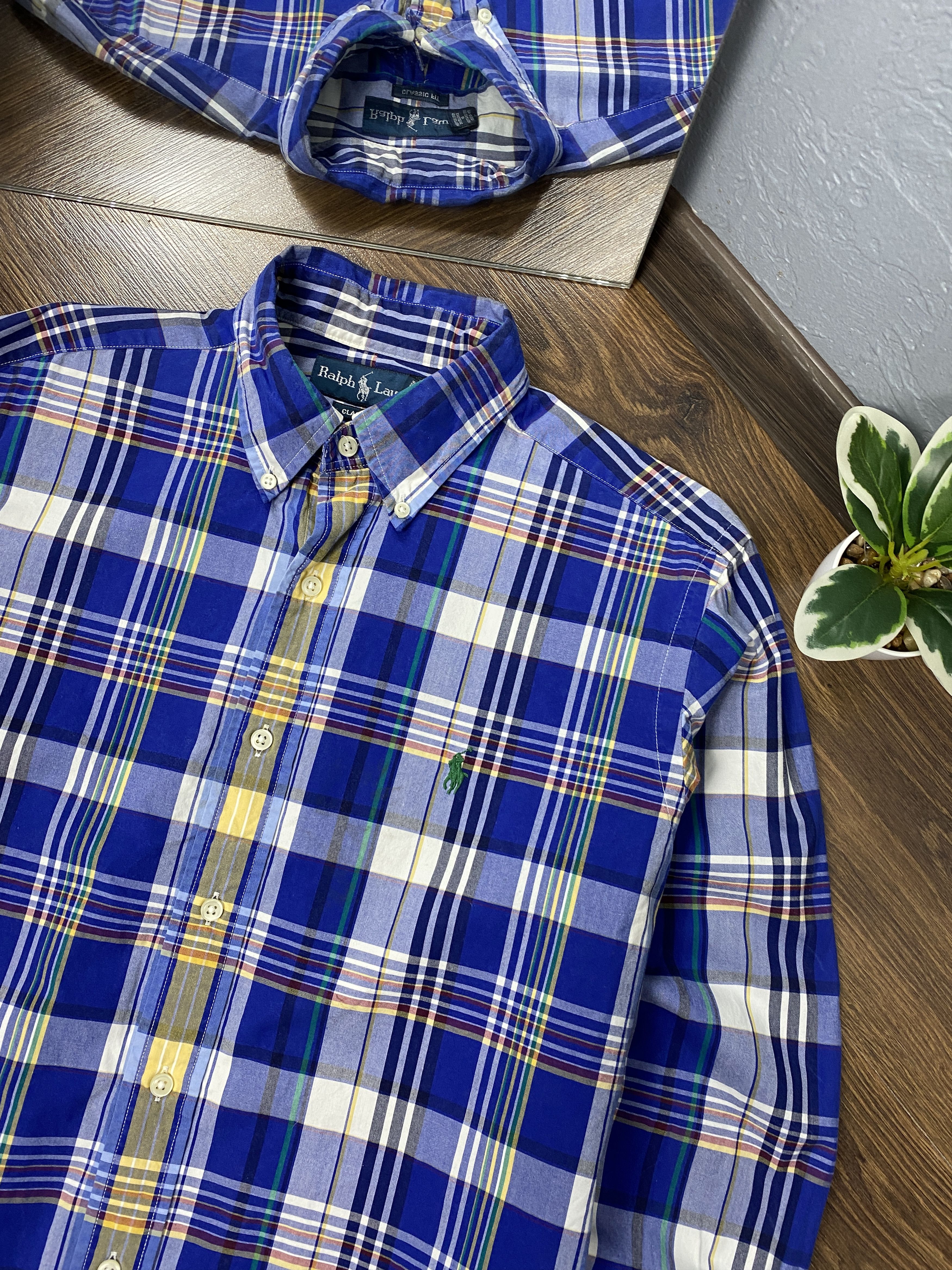 Polo Ralph Lauren × Ralph Lauren Polo Ralph Lauren vintage long sleeve plaid shirt y2k Size US M / EU 48-50 / 2 - 2 Thumbnail
