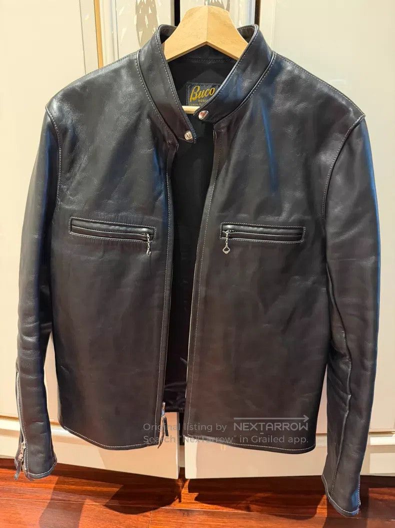Buco Buco J-100 horseskin leather coat Size US S / EU 44-46 / 1 - 1 Thumbnail