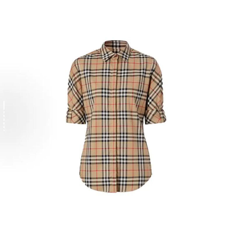 Burberry Burberry Women's Long Sleeve Checkered Shirt Size M / US 6-8 / IT 42-44 - 1 Thumbnail