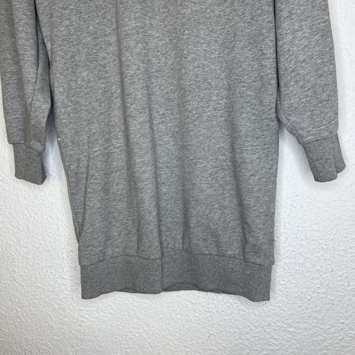 Burberry × Designer Burberry Long Sweatshirt Dress Grey Big Spellout Logo Size S / US 4 / IT 40 - 6 Thumbnail