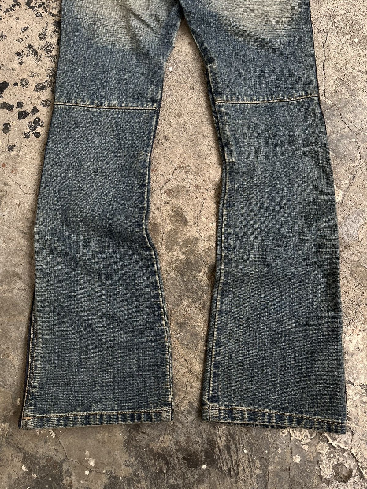 Isamu Katayama Backlash JAPANESE FLARE ZIPPER BOOT CUT DENIM PANTS PUNK STYLE GOTHIC Size US 32 / EU 48 - 10 Thumbnail