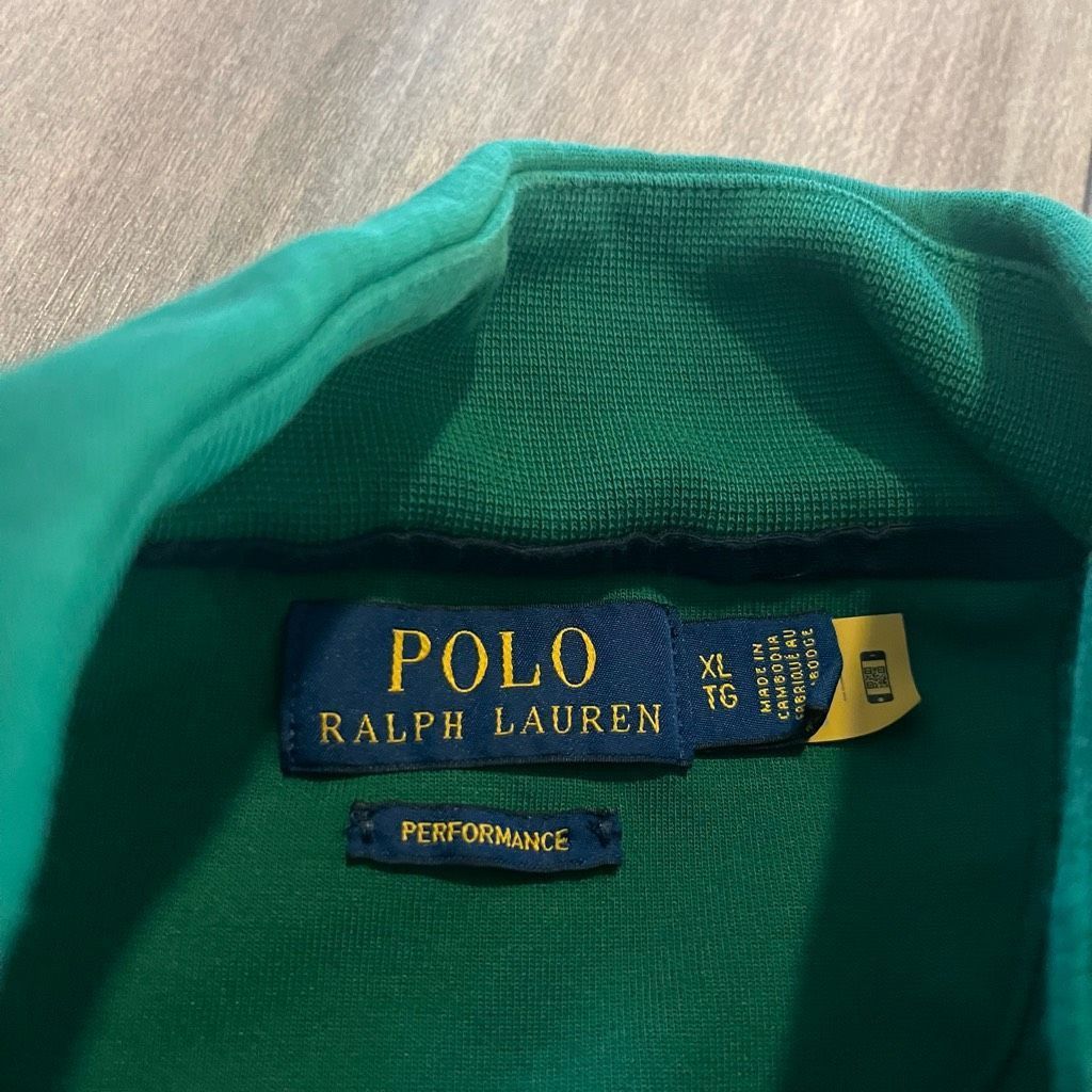 Polo Ralph Lauren Polo Ralph Lauren Green Performance Quarterzip Sweater Men X Size US XL / EU 56 / 4 - 3 Thumbnail