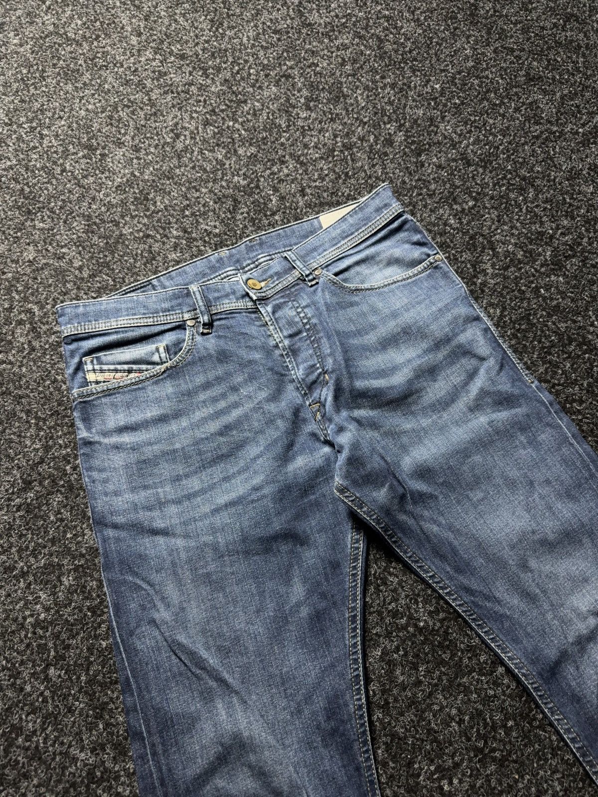 Diesel Luxury 00s Diesel Tepphar Slim Tapered Jeans Rock Y2K Denim Size US 30 / EU 46 - 5 Thumbnail