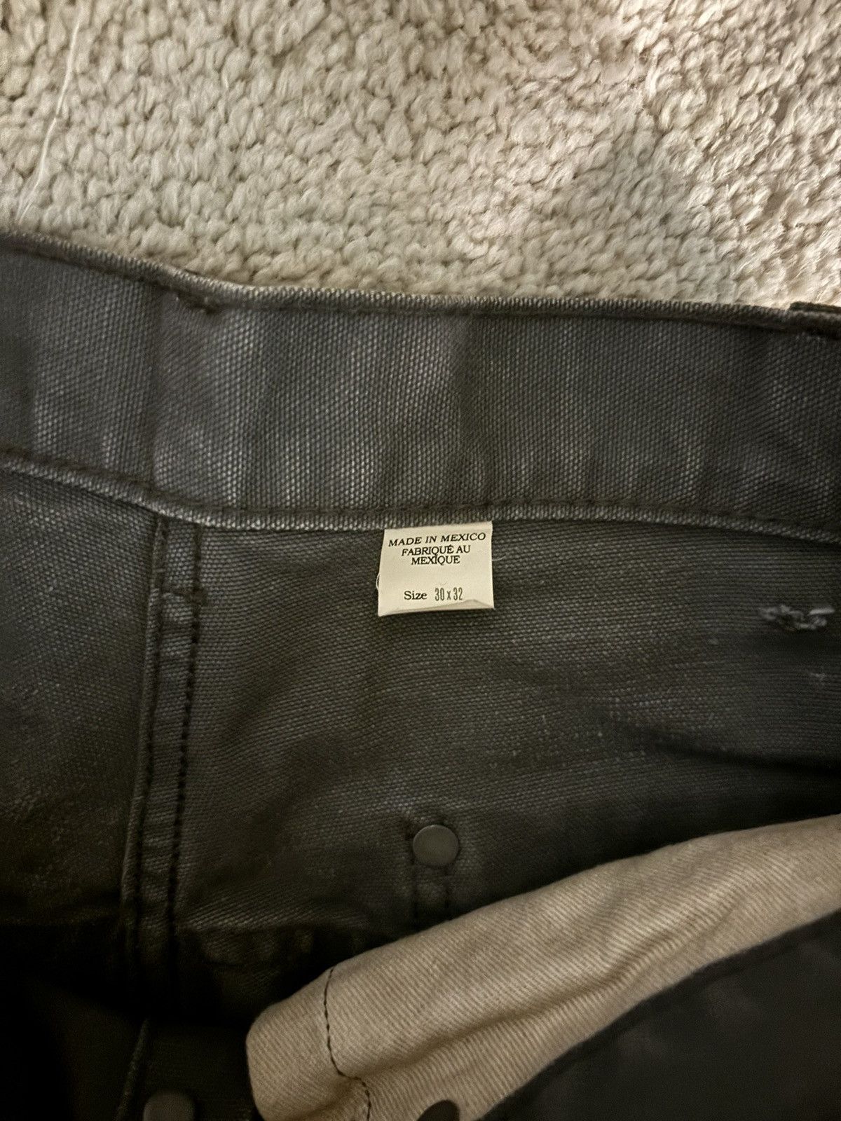RRL Ralph Lauren Rrl distressed Grey engineer fit canvas Trouser Size US 30 / EU 46 - 5 Thumbnail