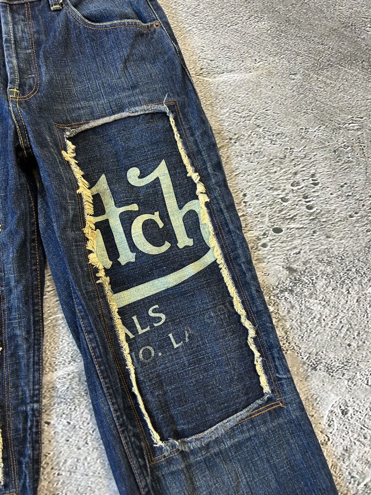 Ed Hardy Von Dutch jeans big logo Y2K denim pants Size US 30 / EU 46 - 2 Thumbnail