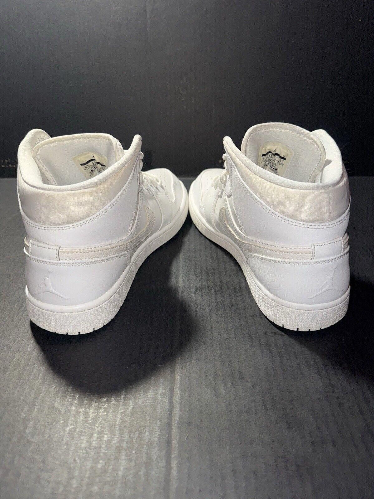 Jordan Brand Nike Air Jordan 1 Retro Mid 'White' - 554724-110 - Size 9.5 Size US 9.5 / EU 42-43 - 6 Thumbnail