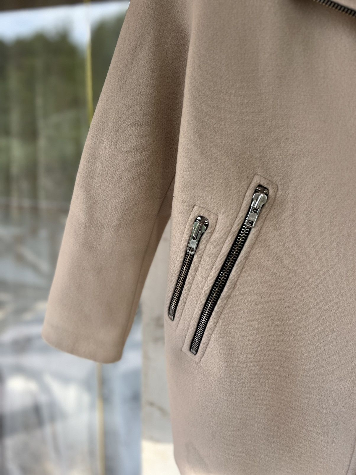 Sandro 🕊️ Sandro Paris Wool Blend Coat — Size 36 / Blush Pink / Asym Size S / US 4 / IT 40 - 6 Thumbnail