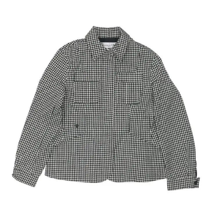 Dior Dior Houndstooth Print Single-Button Blazer 0079 Size US M / EU 48-50 / 2 - 1 Thumbnail