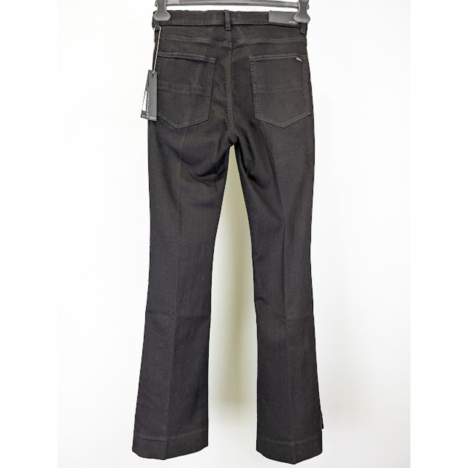 Amiri o1rshd1 Stacked Flare Jeans in Black OD Size US 34 / EU 50 - 12 Thumbnail