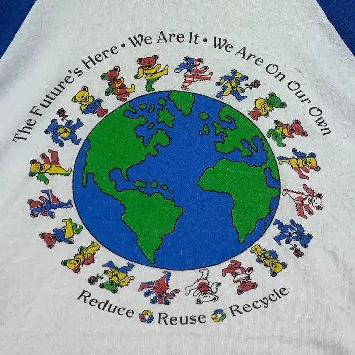 Vintage Vintage 1992 GRATEFUL DEAD AUGUSTA Recycle Reuse Tee Shirt Size US M / EU 48-50 / 2 - 4 Thumbnail