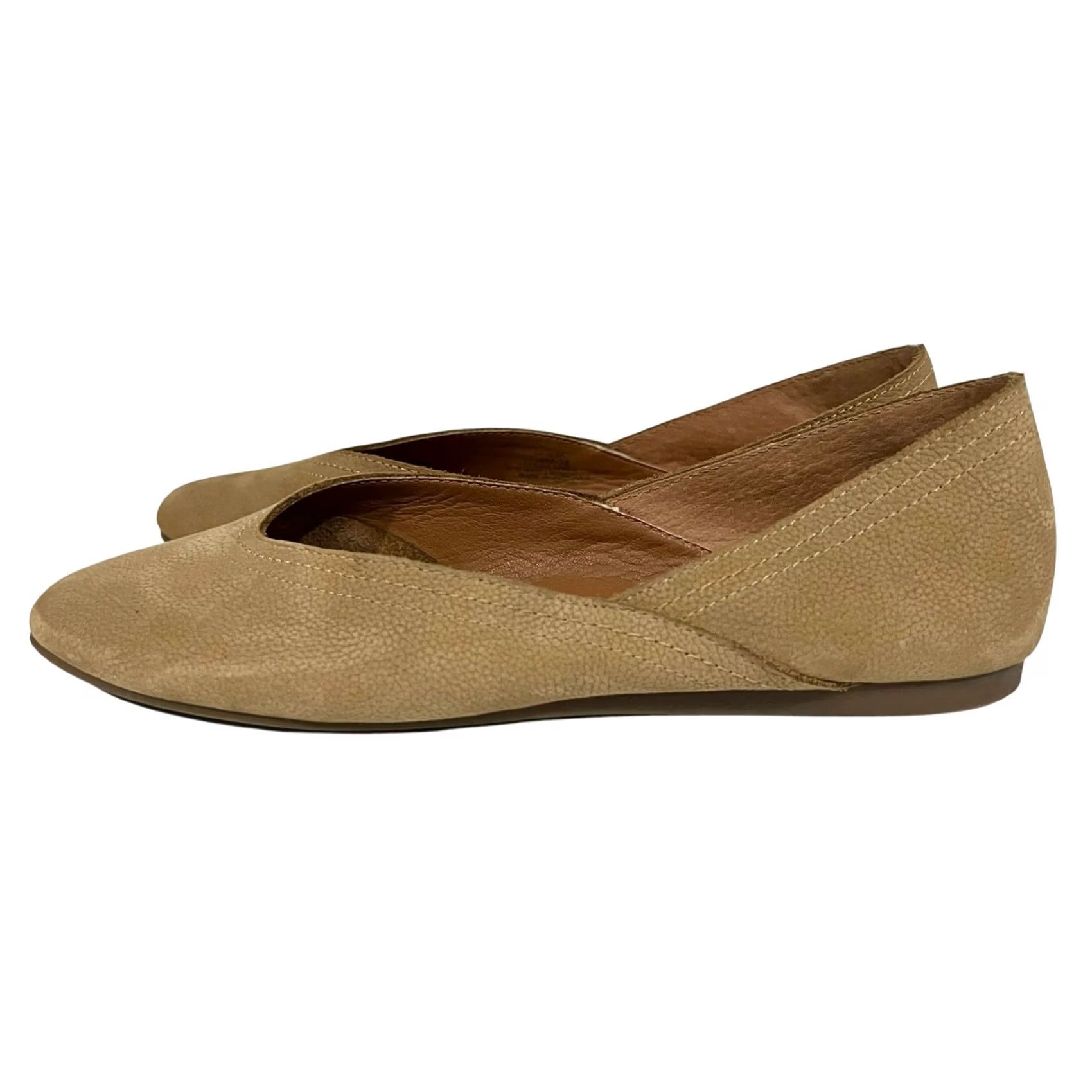 Lucky Brand Lucky Brand Alba Womens Tan Ballet Flat Size 7.5 Size US 8 / IT 38 - 5 Thumbnail