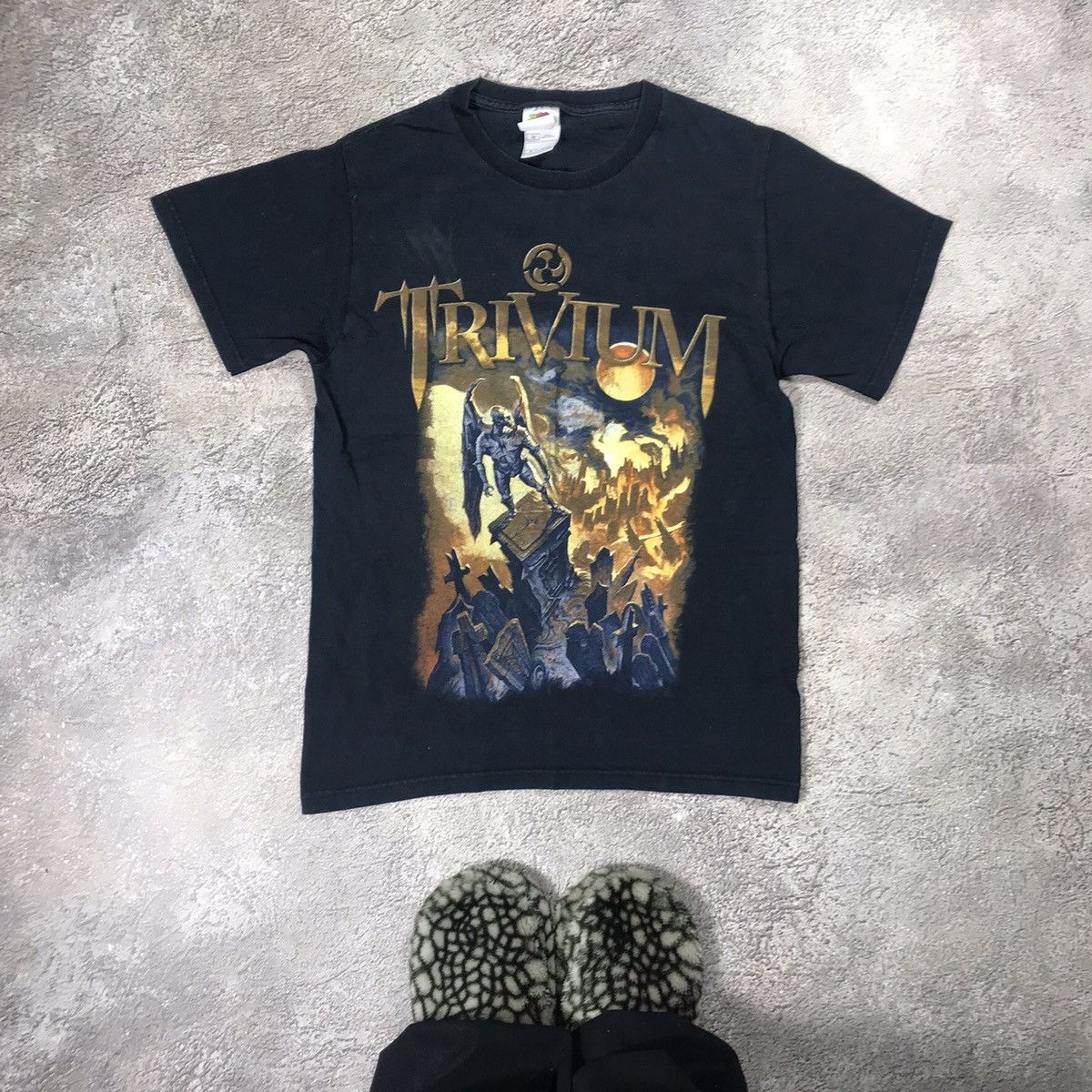 Vintage Vintage Y2K Trivium Band Tee Graphic Horror Grunge Dark S Size US S / EU 44-46 / 1 - 1 Thumbnail