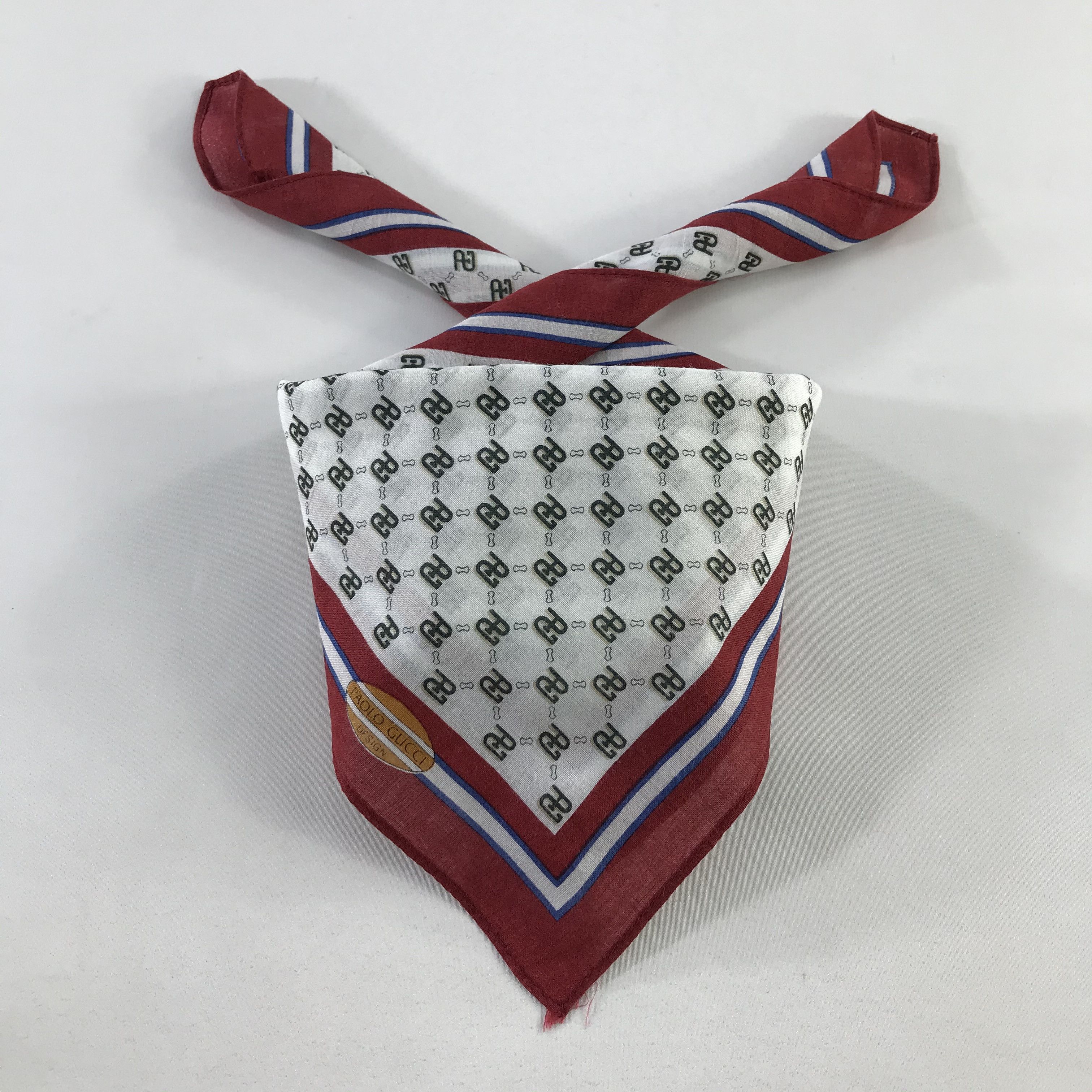 Paolo Gucci × Vintage Paolo Gucci Neckerchief / Bandana / Handkerchief Size ONE SIZE - 1 Thumbnail