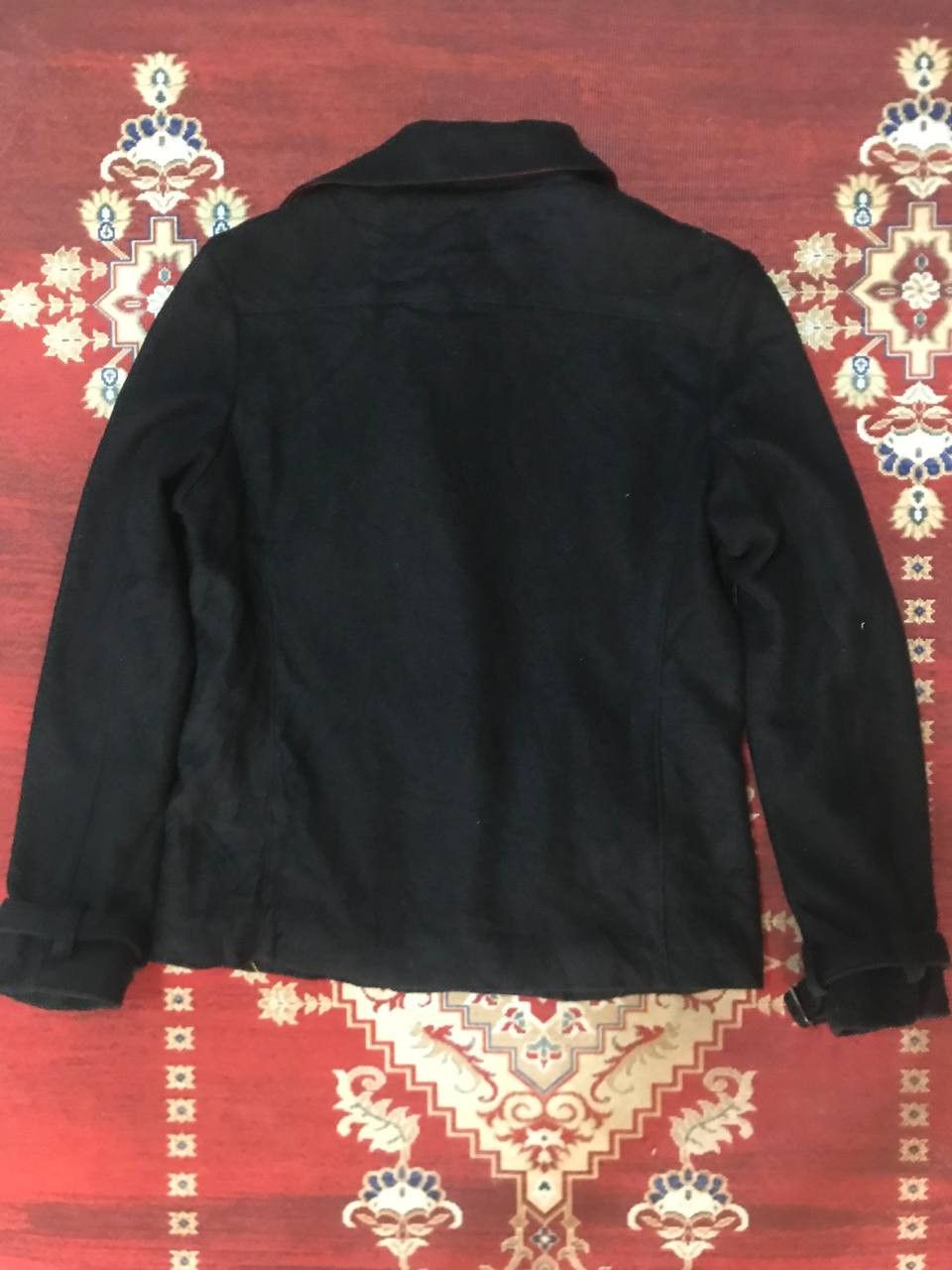 Jean Charles De Castelbajac Castelbajac Wool Double Collar Punk Jacket Rare Size US XS / EU 42 / 0 - 3 Thumbnail
