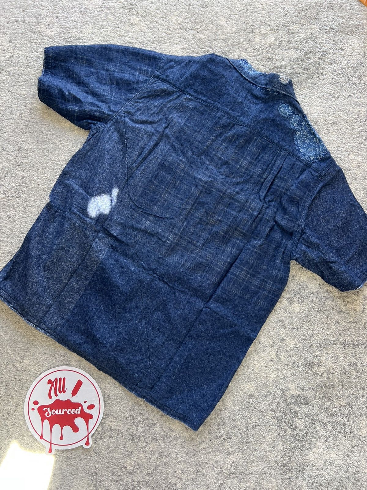 Kapital Kapital Patchwork Boro Aloha Indigo Shirt Size US L / EU 52-54 / 3 - 6 Thumbnail
