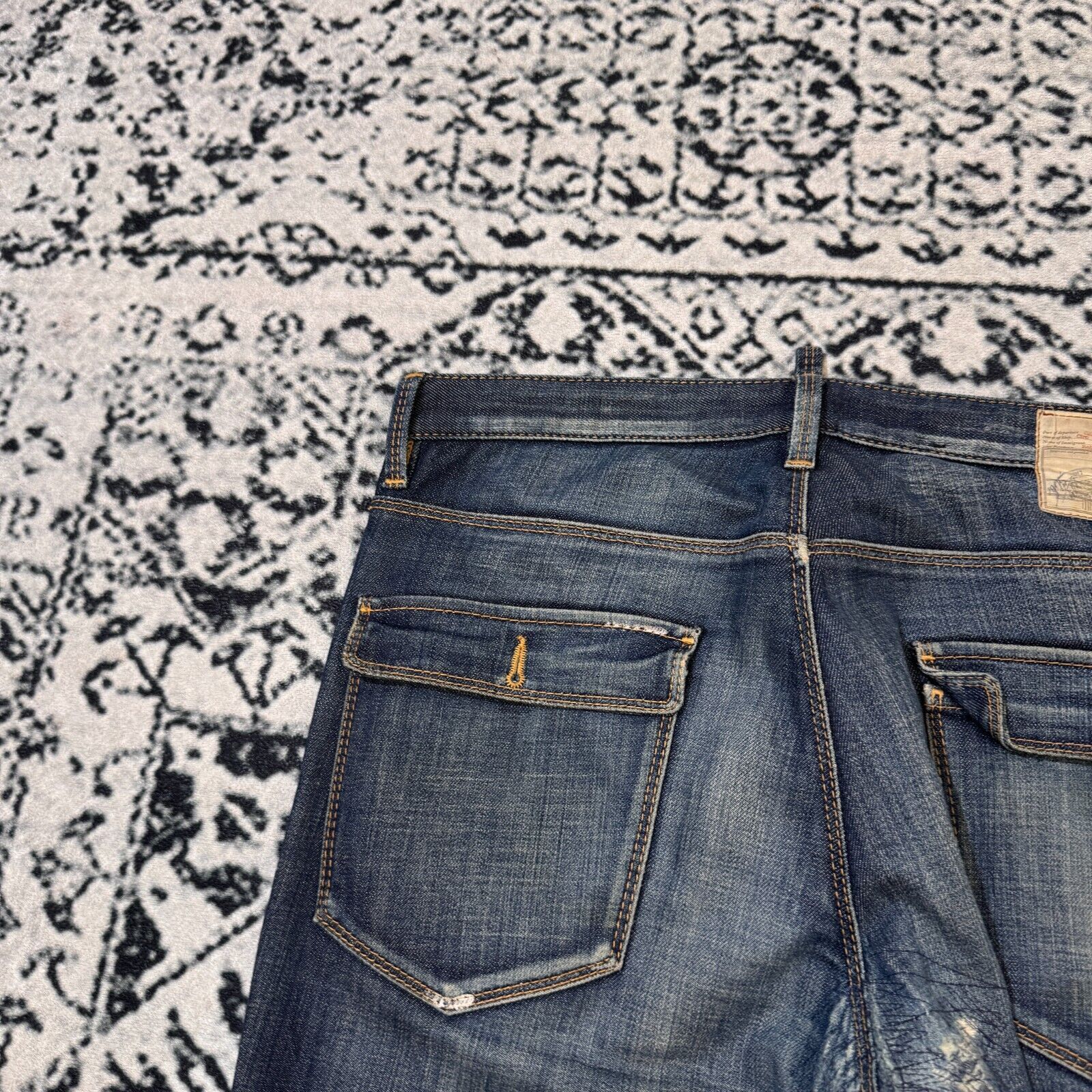 Dsquared2 × Vintage Dsquared2 Blue Cotton Denim Pants Size 48 IT Faded Ripped Size US 35 - 19 Thumbnail