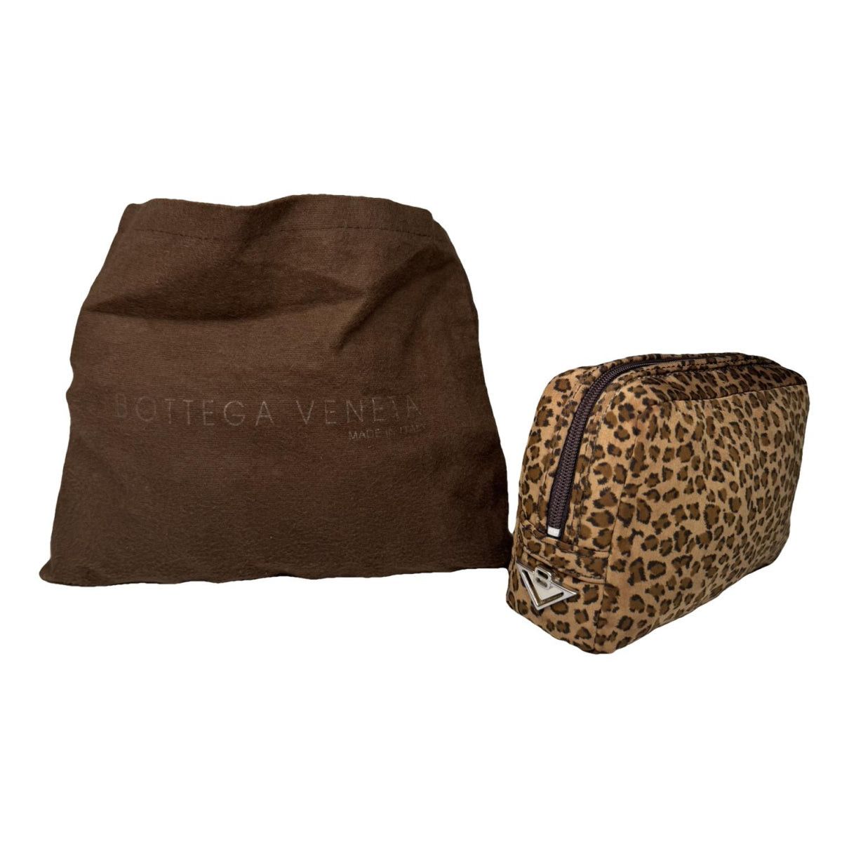 Bottega Veneta Pochette Knot Brown Cotton Clutch Bag Size ONE SIZE - 1 Thumbnail